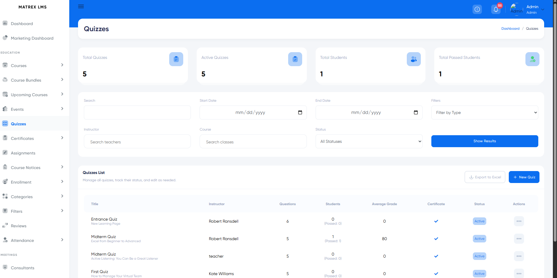 Quiz Engine Preview
